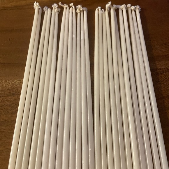 MCM Vintage Risque Taper Candles for Menora Candlestick Candleholder Rare 60s - Picture 4 of 10